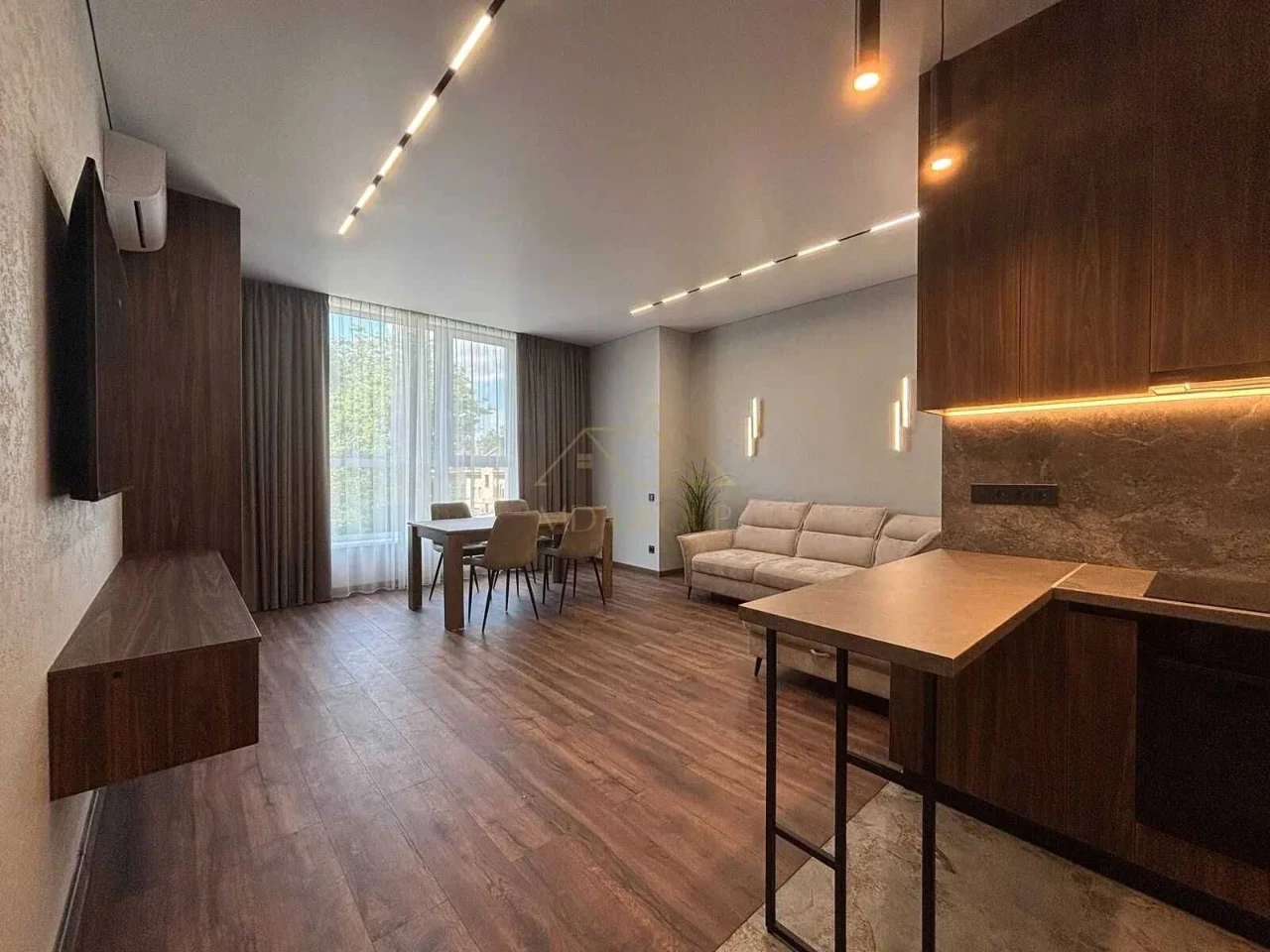 Euro-two 55 sq m with renovation in new building | 2nd floor | Center