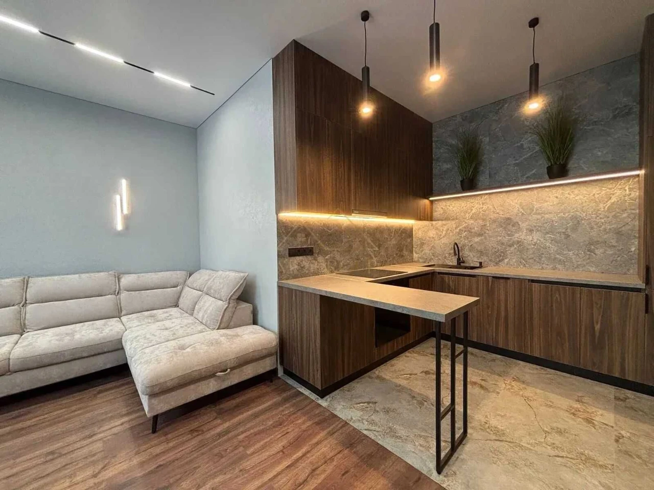 Euro-two 55 sq m with renovation in new building | 2nd floor | Center