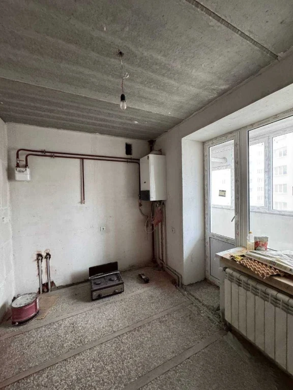 3-room apartment with two balconies and a boiler