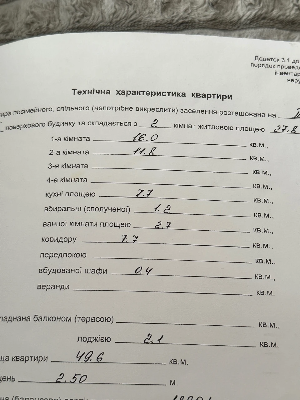 Продажа 2-комнатной квартиры в Приднепровске
