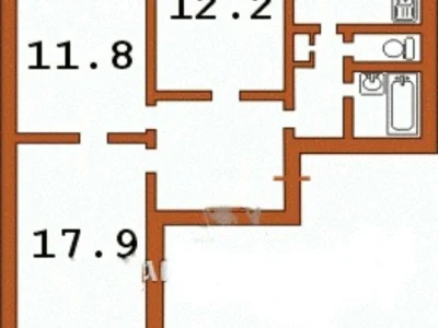 Apartment. Kyiv, Mykoly Zakrevs'ko St.