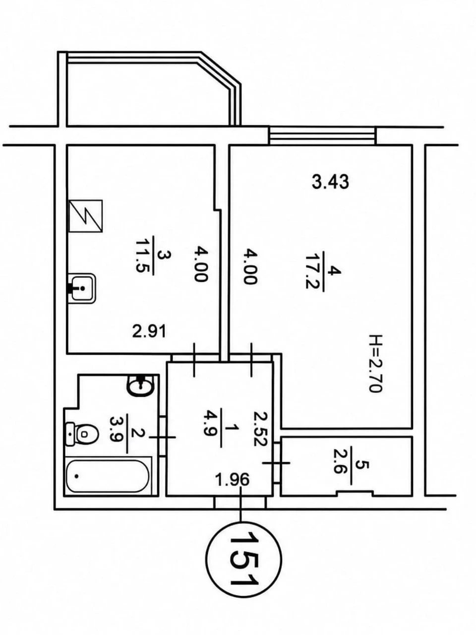 Sale of Apartment in Osokorky