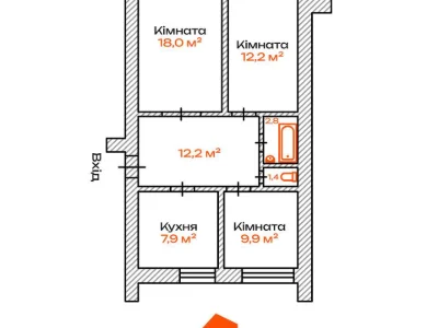 Apartment. Kyiv, Levandovskaya St.