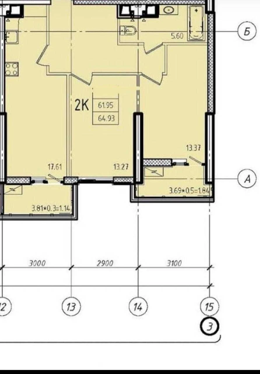 Продам 2-комнатную квартиру в ЖК Эллада 5