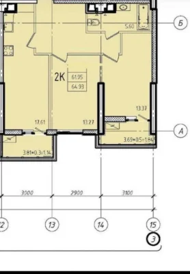 Продам 2-комнатную квартиру в ЖК Эллада 5