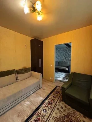 Three-room apartment with good renovation.