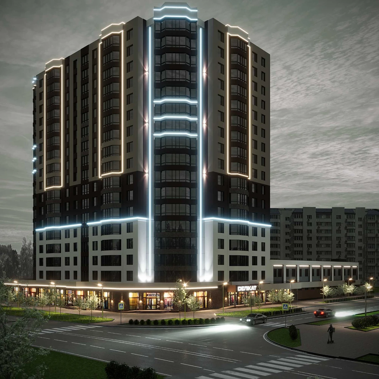Продажа видової 1-кімнатної квартири, ЖК "Надія", Митниця, Ж