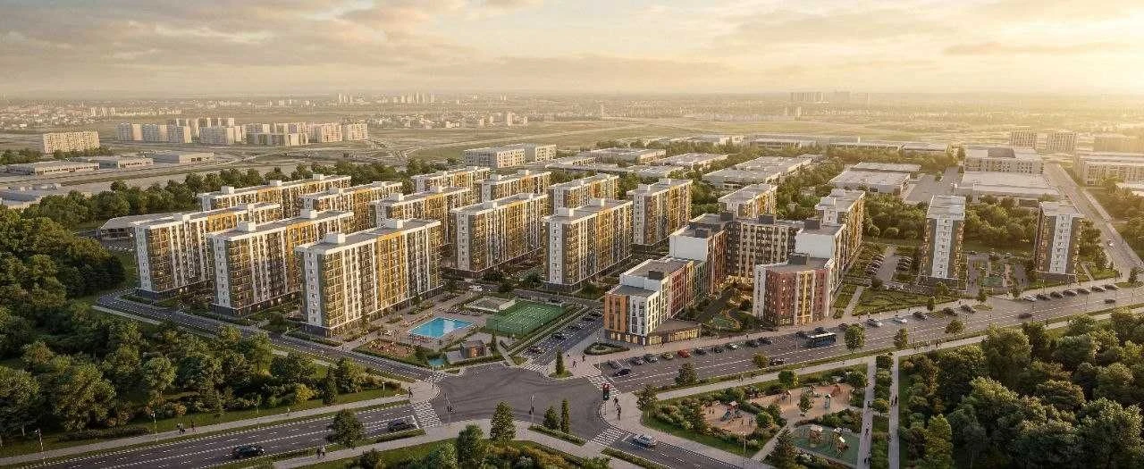 1 комнатная 33 кв.м Газ, котел ПВ -10% Рассрочка на 48 месяц