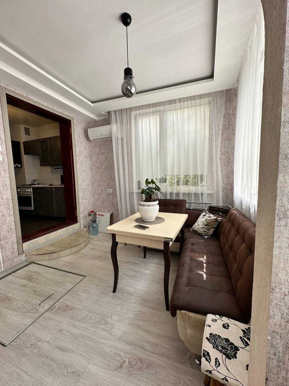 Available for sale. 2-room apartment with gas, large balcony,