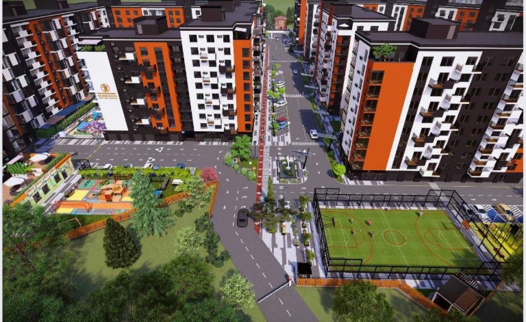 1-room apartment in the "Skandinavia" residential complex