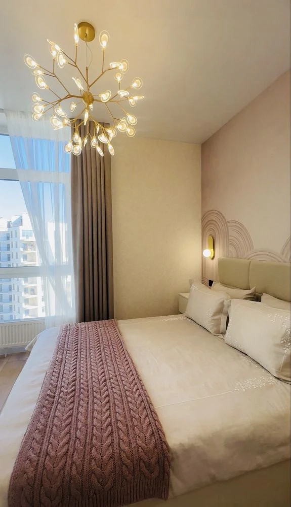 Three-room apartment in a business class residential complex