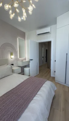 Three-room apartment in a business class residential complex