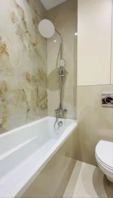 Three-room apartment in a business class residential complex