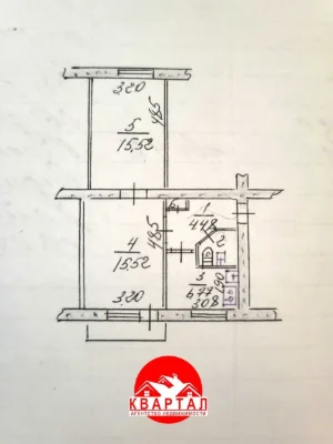 Продается 2-х комн. квартира после косметики, р-н 9-й Горбол