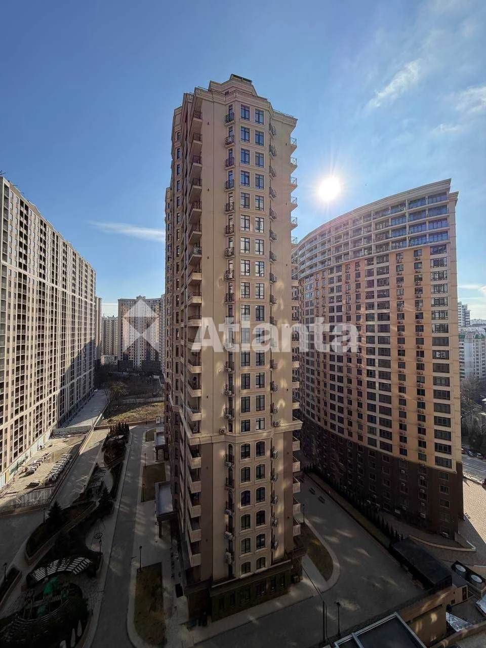 Двухкомнатная квартира 80 м² у моря в ЖК Родос, Аркадия