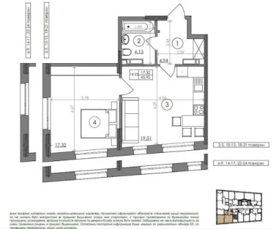 Продаж 1к квартири 45м2 в ЖК СвітлоПарк. Найкраща ціна!