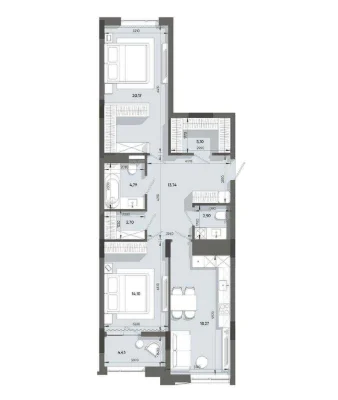 Sale / 2 Apartment / 0 cycle / Stryiska / New building / Lviv