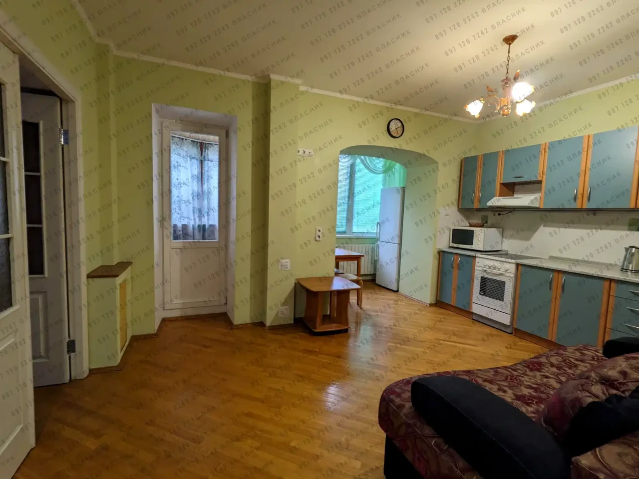 1-bedroom apartment for sale, 51 m² on the 3rd floor.