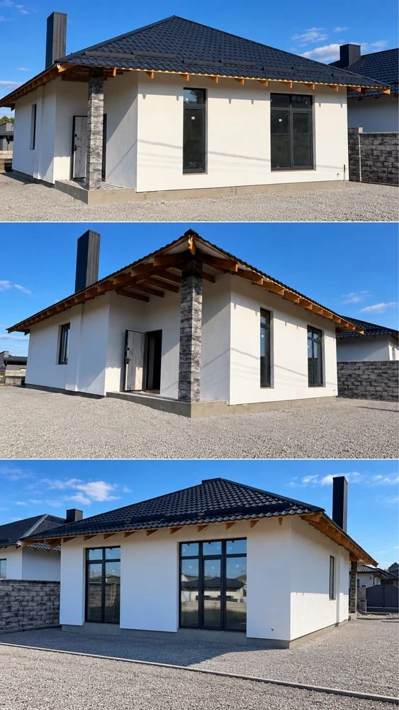 House with unfinished works. Final stage