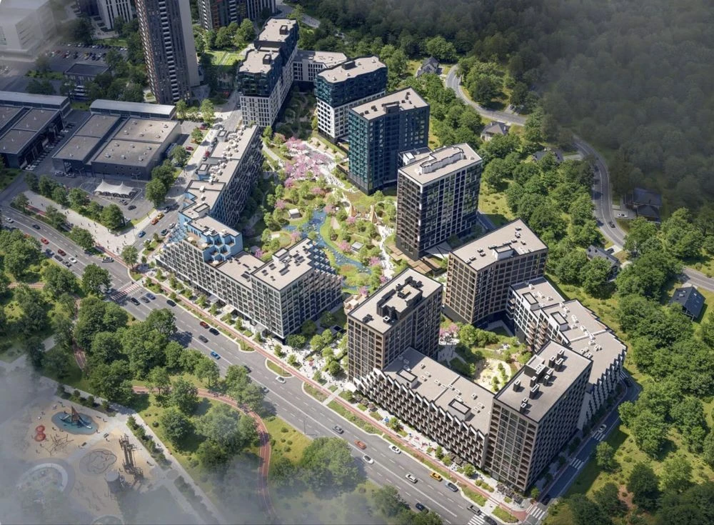 Sale of a 3-bedroom apartment with a terrace in the Dnipro Island residential complex, Dnipro