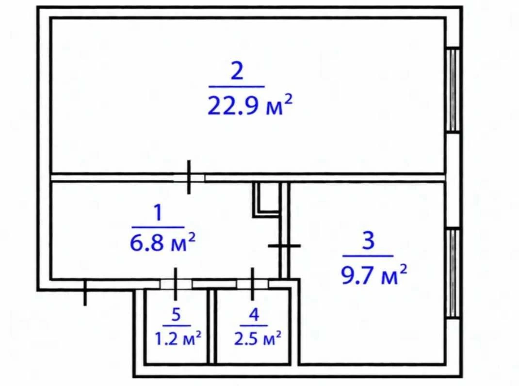 Продаж 1-кімнатної квартири 43,1 м² | Соломенская, 4 | Солом