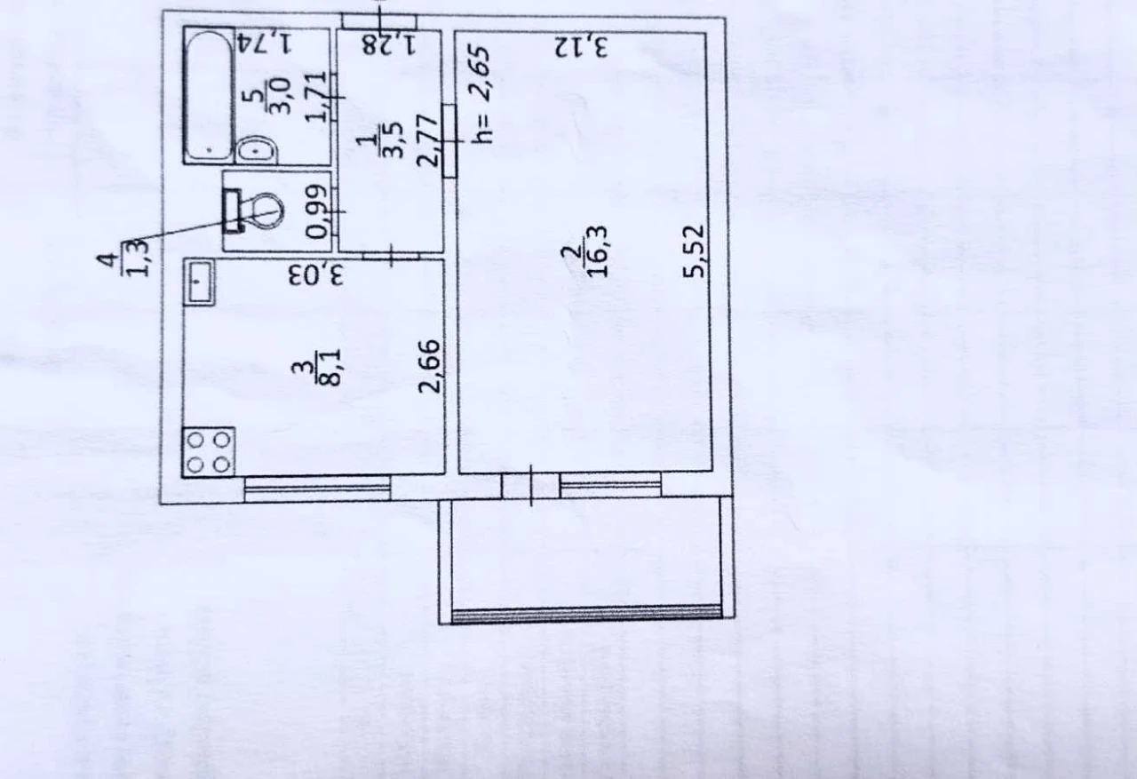 Продажа 1-комнатной квартиры 36 м², Академика Заболотного ул