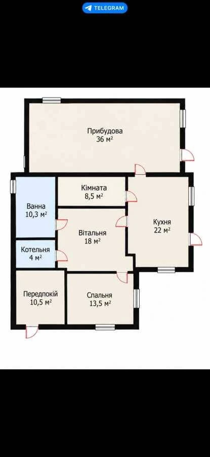 For Sale: 3-room house in Kyiv, Dniprodzy, Lesova st.