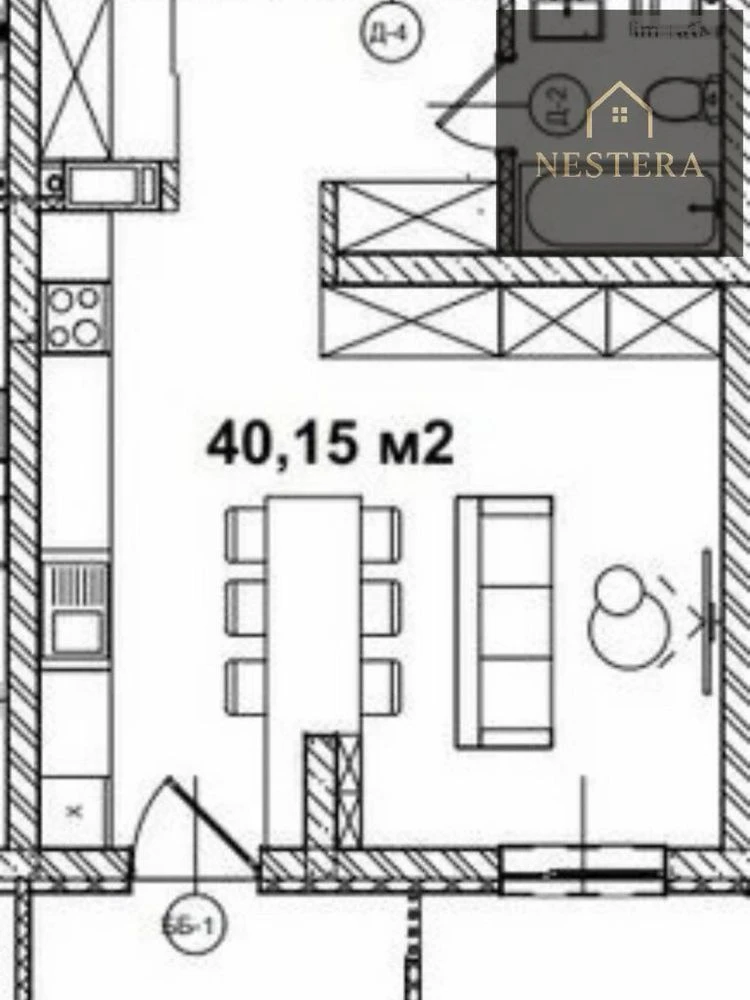Продається 1 кімнатна квартира