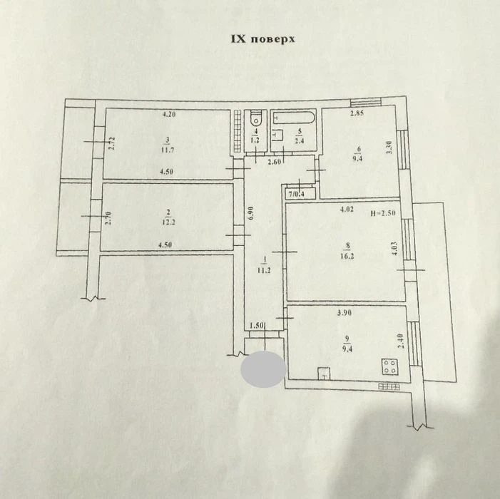 3х комн. квартира + кухня-студия 25 м² в Приморском районе О