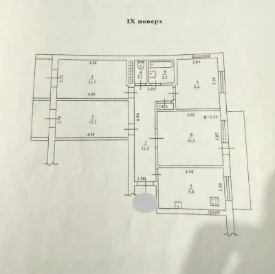 3х комн. квартира + кухня-студия 25 м² в Приморском районе О