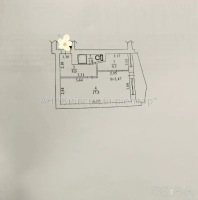 1-комнатная квартира, 28,4 м.кв.