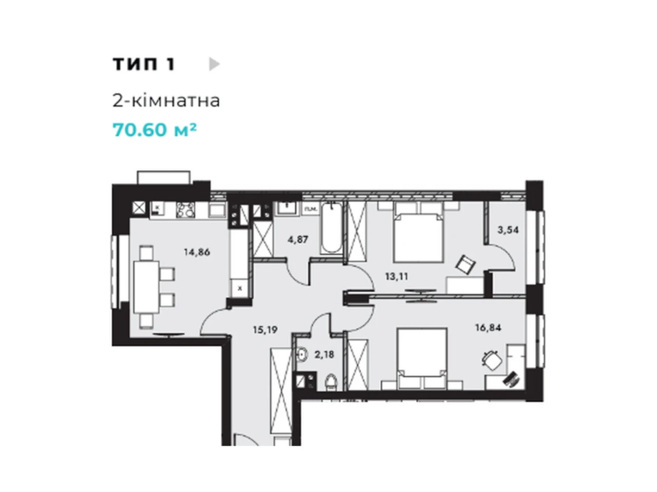 Продаж Квартира Паркова зона