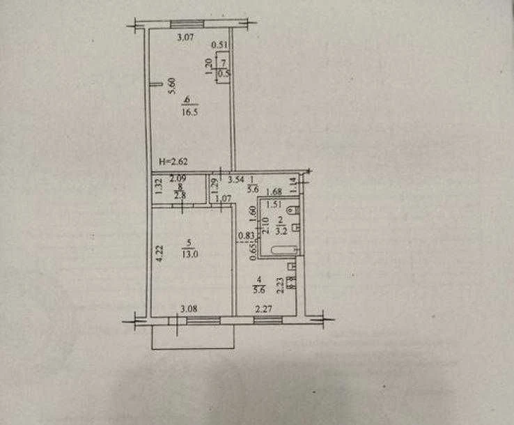 For Sale 2-bedroom apartment | 15 minutes to the Salto Metro Station