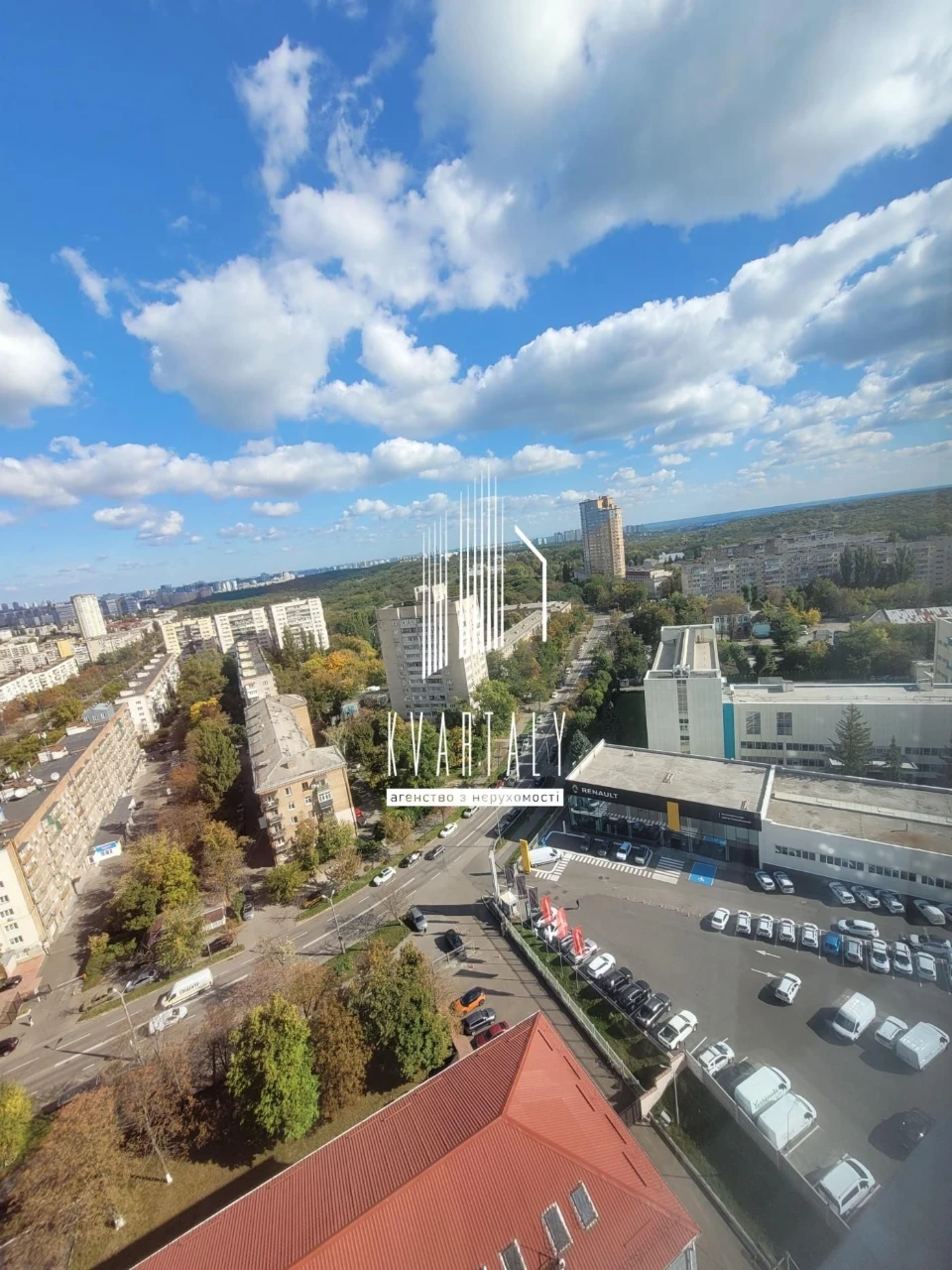 1-room apartment in "Avantgard" residential complex, view