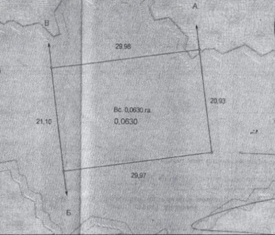 Ділянка під будівництво жилого будинку