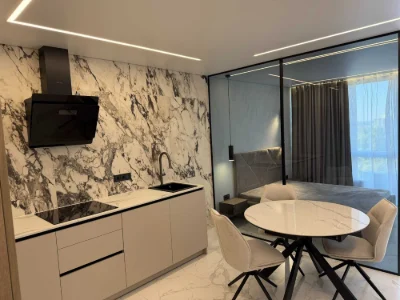 Apartment for sale in a new building near Akademystytse metro station