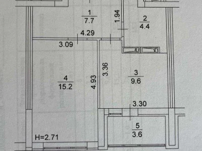 Apartment. Tyraspolskaya st.