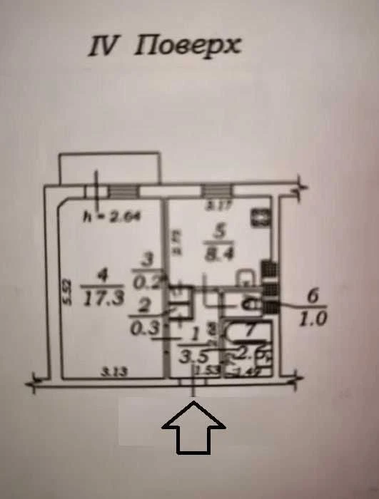 1-кімнатна квартира 35 м² з великим балконом — вул. Чікаленка