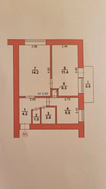 Продається двокімнатна квартира на Виставці