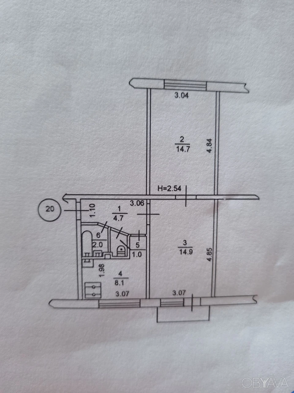 2-bedroom apartment for sale at 8/8, Shalimova (Heroes of Sevastopol) Street