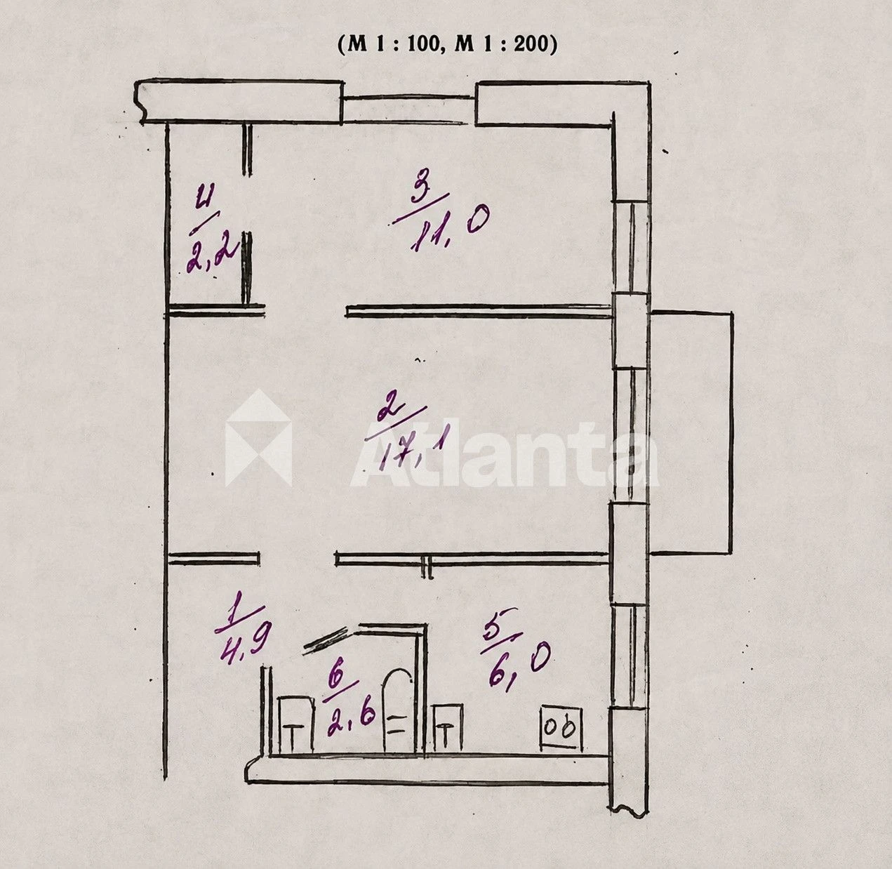 Apartment for sale | Radchenka, 21A | Brick building | 3 floors