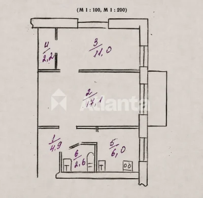 Apartment for sale | Radchenka, 21A | Brick building | 3 floors