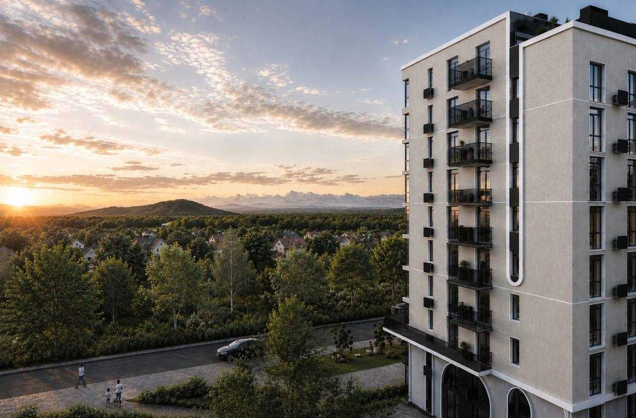 One-room apartment for sale, 39 sq m in a new building with gas!