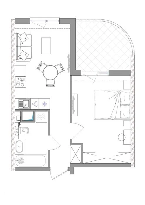 Одна такая на весь КАДОРР Сити • Продажа 1к кв • 41 м² с тер