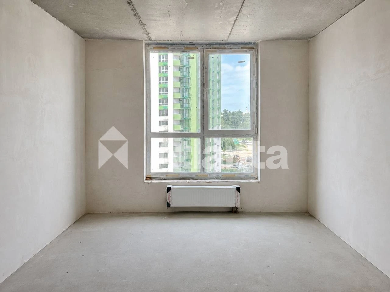 Продаж 1-к 44 м² ЖК Сирецькі сади | Чистова штукатурка + стя