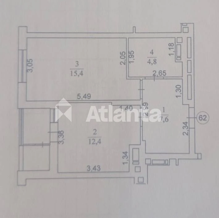 Продаж 1-к 44 м² ЖК Сирецькі сади | Чистова штукатурка + стя