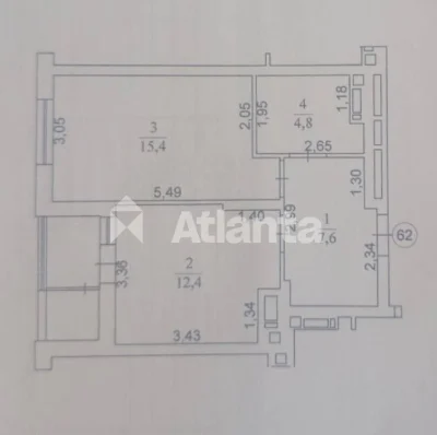 Продаж 1-к 44 м² ЖК Сирецькі сади | Чистова штукатурка + стя