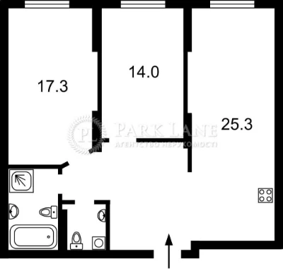 Spacious 3-bedroom apartment in New Autograph. Prince Roman Mstislav