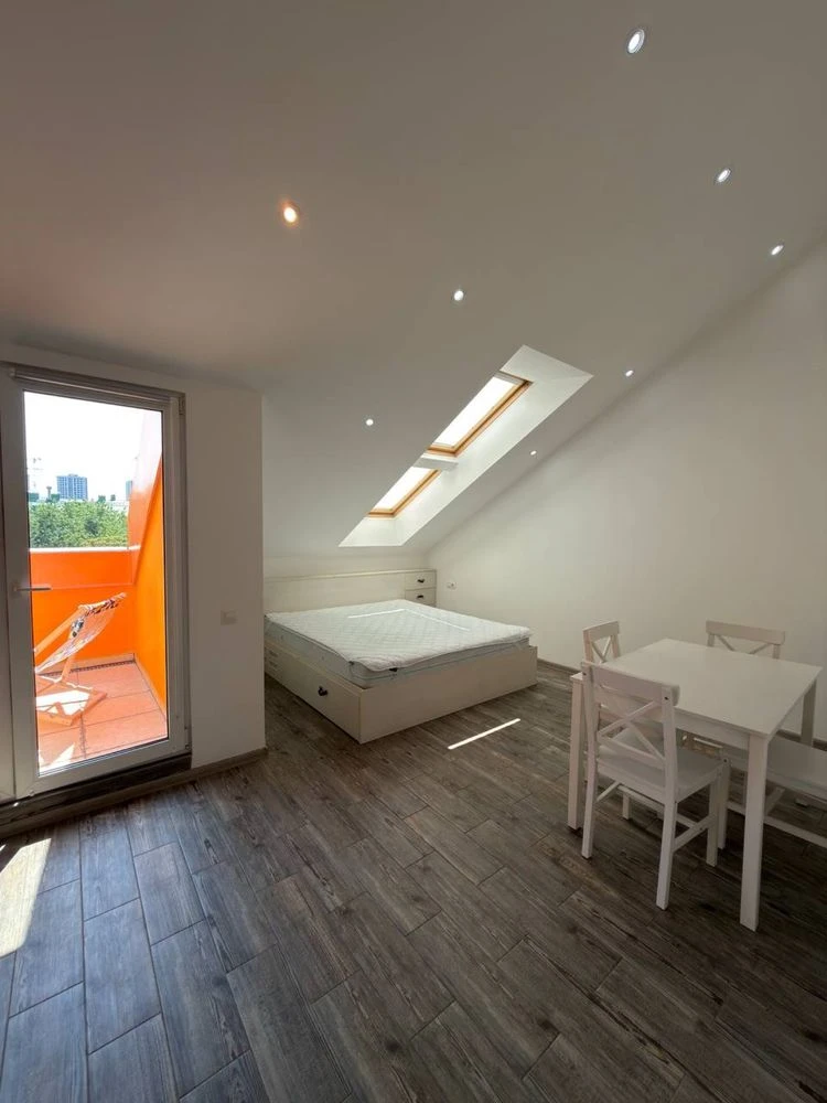 Studio with a private terrace in the "Comfort Town" residential complex - No commission