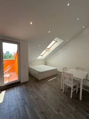 Studio with a private terrace in the "Comfort Town" residential complex - No commission